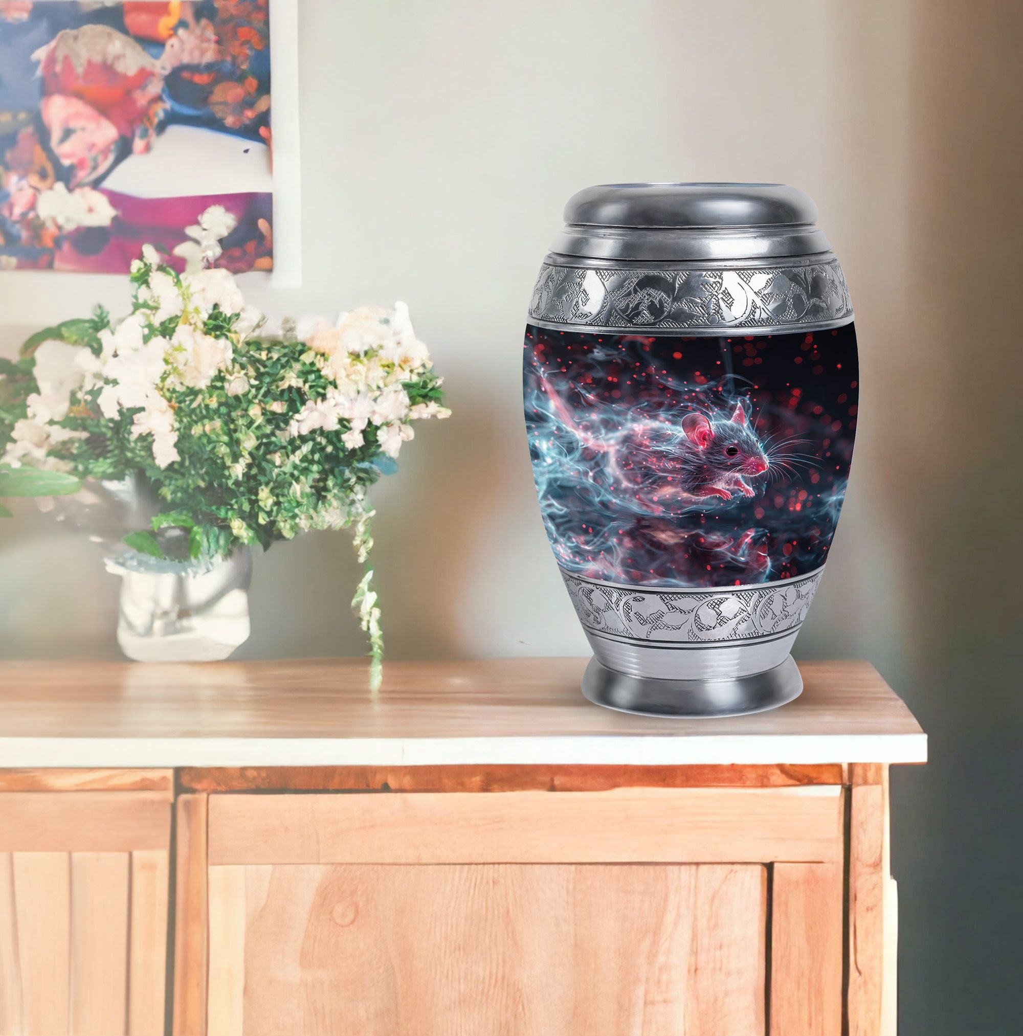 Mouse Urns For Ashes Adult Female, Mini Urns For Human Ashes Keepsake - Burial Urns For Human Ashes Adult Male Dad - Funeral Urns For Adult Ashes Women - Keepsake Urn For Human Ashes 3inch