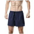 thumbnail image 3 of VBTAPA Mens Swim Trunks with Brief Liner Lightweight Drawstring Beach Shorts Quick Dry Bathing Suits with Pockets Limited Time Sales Navy XXL, 3 of 8