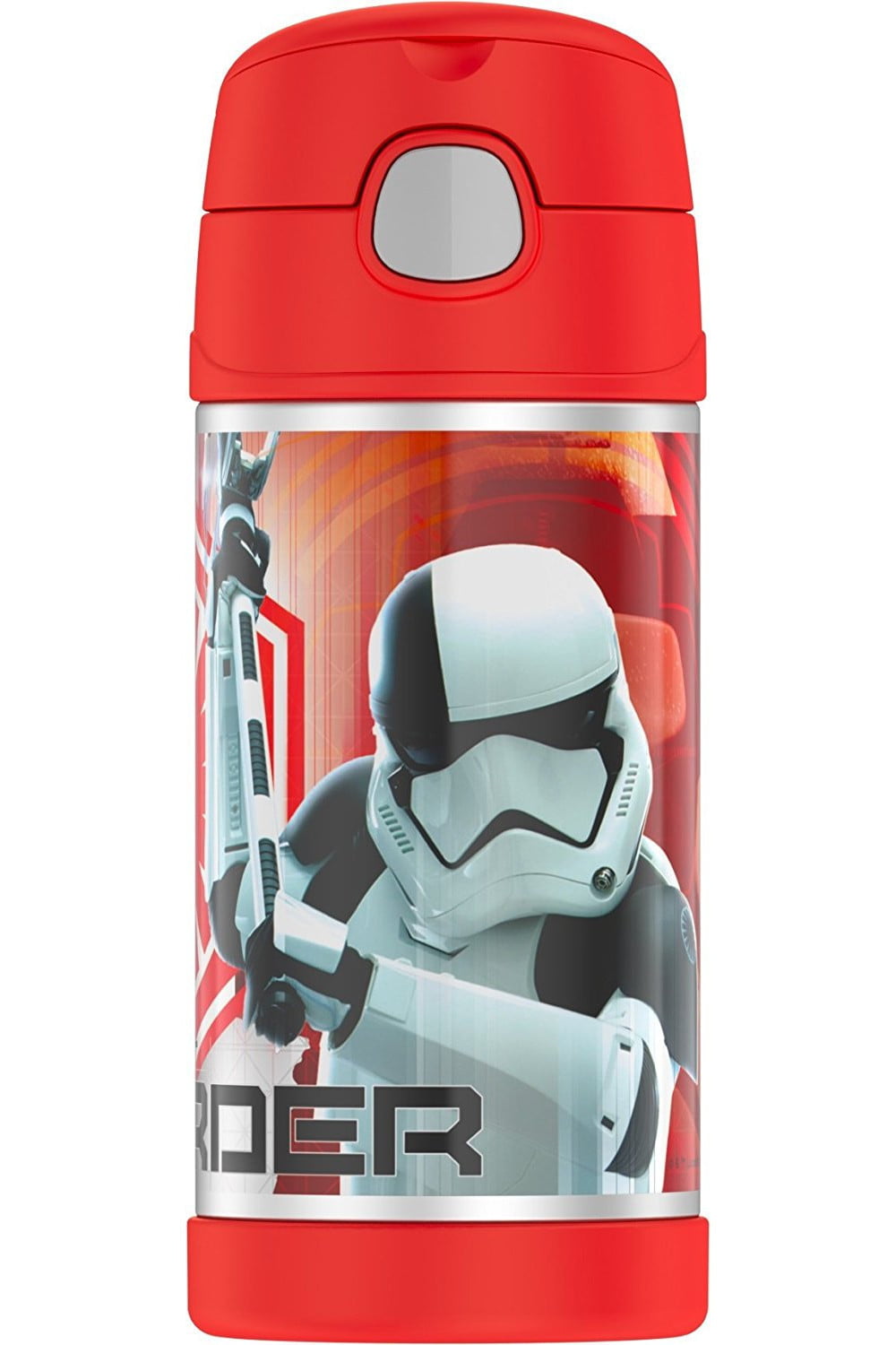 Red Thermos Incredibles 12 oz Funtainer Water Bottle 
