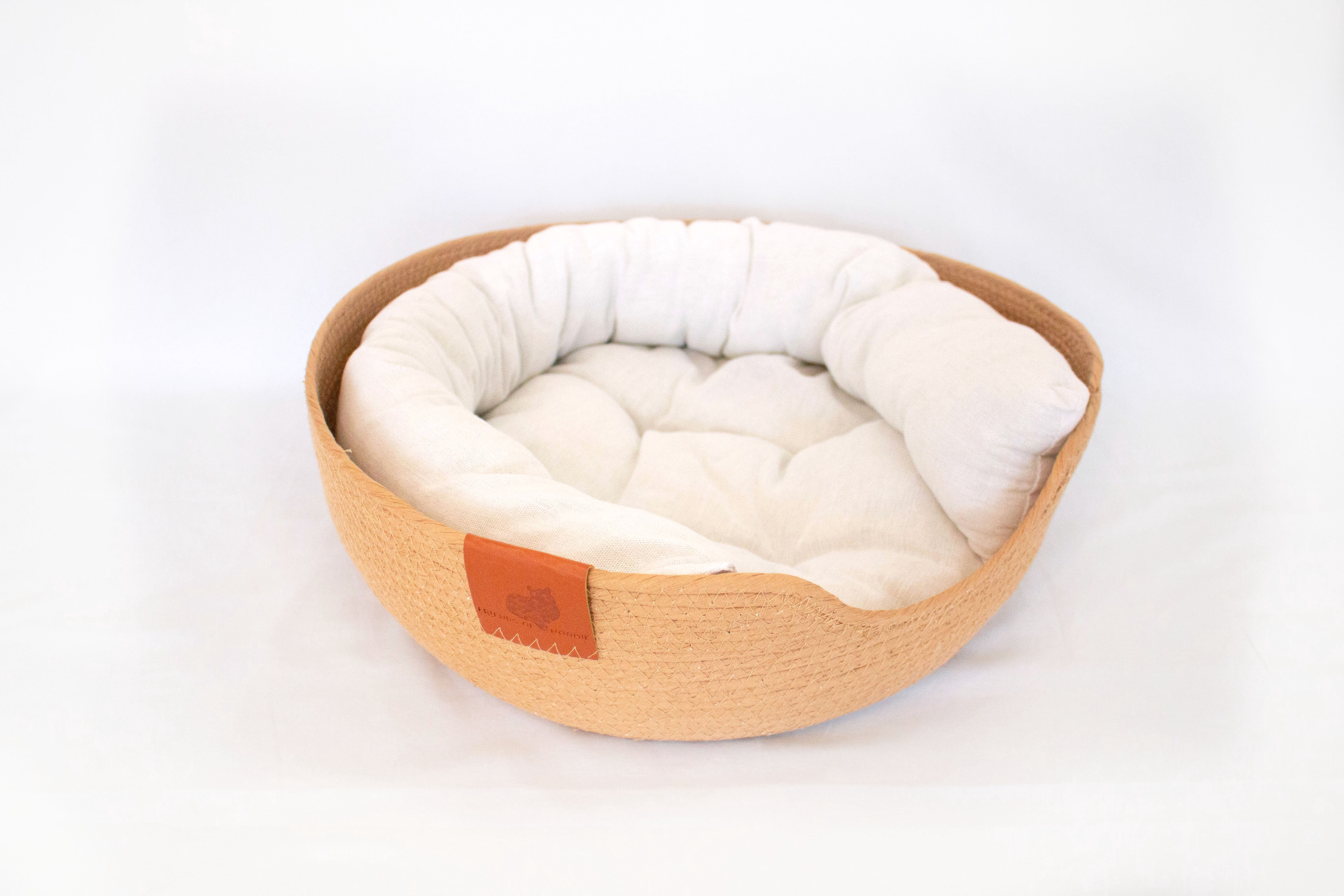 Friends of Normie Wicker Cat Bed (3 Pieces)