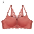 thumbnail image 1 of Sujetador sin costuras Apertura frontal Ropa interior de encaje Sin cables Sexy Bralette transpirable Racerback, Caramelo, 32/70 Scienceny AP001113-17, 1 of 7