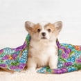 thumbnail image 4 of Pofeuu Succulents Print Puppy Blanket,Dog Blankets,Pet Blanket Cozy Cat Blankets for Indoor Cats, Fuzzy Pet Blanket for Kitten Doggy Dog Blankets-Small, 4 of 8