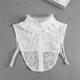 thumbnail image 2 of Zhengup Lace Fake Collar Half Top Mock Blouse False Collar Peter Pan Collar for Women Girls, 2 of 5