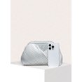 thumbnail image 5 of Women's Ruched Clutch Handbags PU Leather Evening Bag Mini Purse, 5 of 6