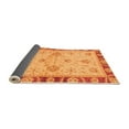 thumbnail image 2 of Ahgly Company Indoor Square Oriental Orange Traditional Area Rugs, 3' Square, 2 of 4