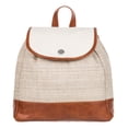 thumbnail image 1 of Mochila Roxy Mujer Dama Casual Backpack Lonely Sea Beige Liso, 1 of 4