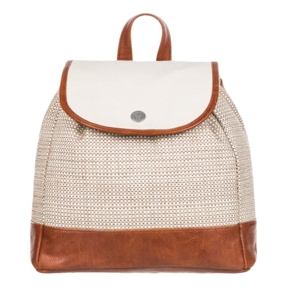 Mochila Roxy Mujer Dama Casual Backpack Lonely Sea Beige Liso