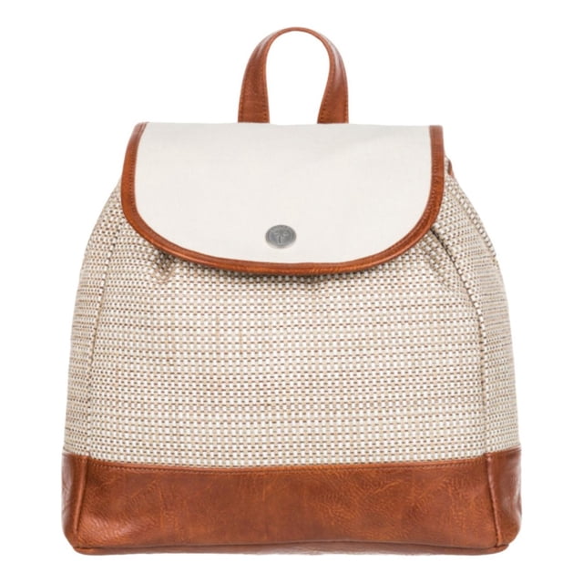Mochila Roxy Mujer Dama Casual Backpack Lonely Sea Beige Liso
