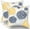 Dahlia Blue Yellow, variant on Navy Blue Throw Pillows Covers 20x20 Set of 2, Purplish Aqua Dahlia Flower Pillow Cushion Cases, Teal Grey Floral Decor Throw Pillows Cover Gifts for Bed Couch Sofa Living Room