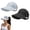 Black+gray, variant on Wide-Brimmed Sun Hat UV Protection Baseball Cap 2 Pack, UPF 50+ Ponytail Friendly Visor, Lightweight Quick-Dry Outdoor Headwear for Men and Women