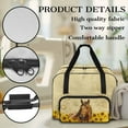 thumbnail image 5 of ZIATUBLE Sunflower Sewing Machine Bags Horse Sewing Machine Cases and Bags Washable Sewing Machine Supplies Organizer Portable Sewing Machine Handbag Sewing Machine Box Storage, 5 of 7