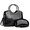 Black, variant on Navy Blue Faux Crocodile 2-Piece Set (Tote/Crossbody+Wallet) - High-Quality, Waterproof & Durable, for Daily Work, Versatile
