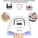 thumbnail image 5 of Lámpara de uñas LED UV de 150 W, lámpara de esmalte de gel secador de uñas profesional con 4 configuraciones de temporizador, secador de uñas de gel LED con sensor automático, pantalla LCD JM, 5 of 5