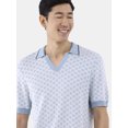 thumbnail image 5 of Fly By Night Men’s and Big Men’s Cotton Knit Camp Shirt, Sizes S-3XL, 5 of 5