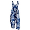 thumbnail image 2 of Jinhomg Baggy Bib Overalls for Women 2026 Summer Adjustable Strap Loose Vintage Floral One Piece Jumpsuit with Pockets Multicolor L, 2 of 5