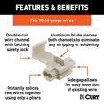 thumbnail image 4 of Snap Lock Double-Run Tap Connectors (18-14 Wire Gauge, 100-Pack), 4 of 10