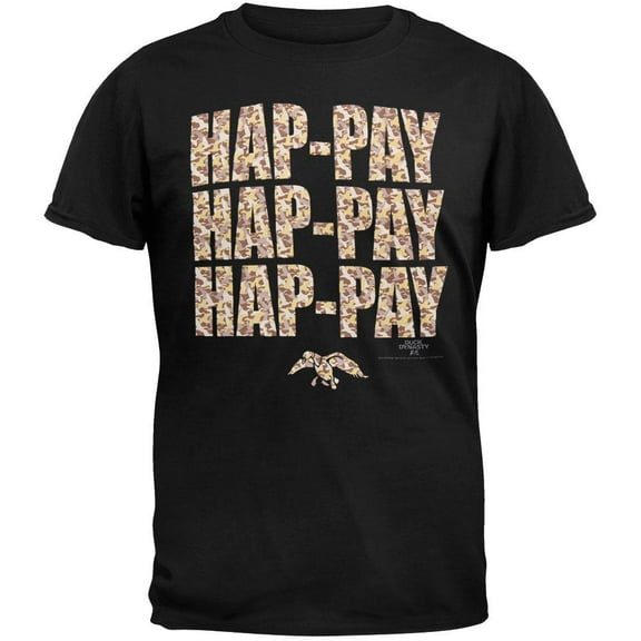 Duck Dynasty - Hap-Pay Camo Logo T-Shirt - Small