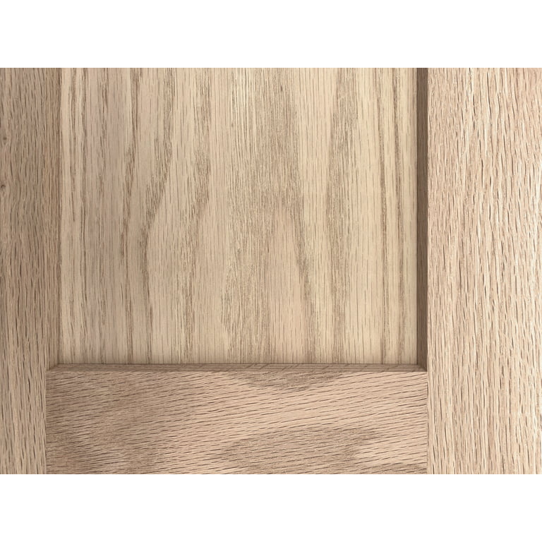 ONESTOCK Unfinished Solid Oak Wood Cabinet Door Replacement, Refacing  Kitchen, Cupboard, Bathroom Panels, Shaker Style, Paintable, Stainable, 
