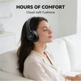 thumbnail image 6 of KVIDIO Bluetooth Headphones, Wireless Headphones with Microphone, 65H Running Time, over-Ear Headphones for Computer Laptop Travel Home Office PC (Black), 6 of 12