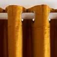thumbnail image 4 of SAFAVIEH Creslia Contemporary Mustard Solid Grommet Blackout Curtains, 52" x 96", 4 of 5