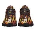 thumbnail image 5 of Beagle Dog Happy Halloween Pumpkin America Shoes Women's Fashion Sneakers Tennis Running Shoes for Men Women Black Size 3.5, 5 of 7
