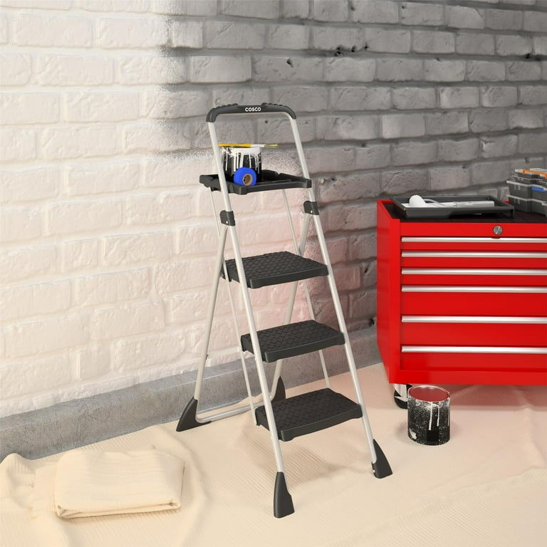 COSCO 3-Step Max Steel Work Platform, 225 lb. Weight Capacity