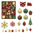 thumbnail image 2 of Juego de adornos de bolas navideñas Alupssuc, 82 piezas, irrompibles, 2 of 9
