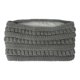thumbnail image 1 of Diadema tejida ancha Minnieouse para mujer gris claro, 1 of 6
