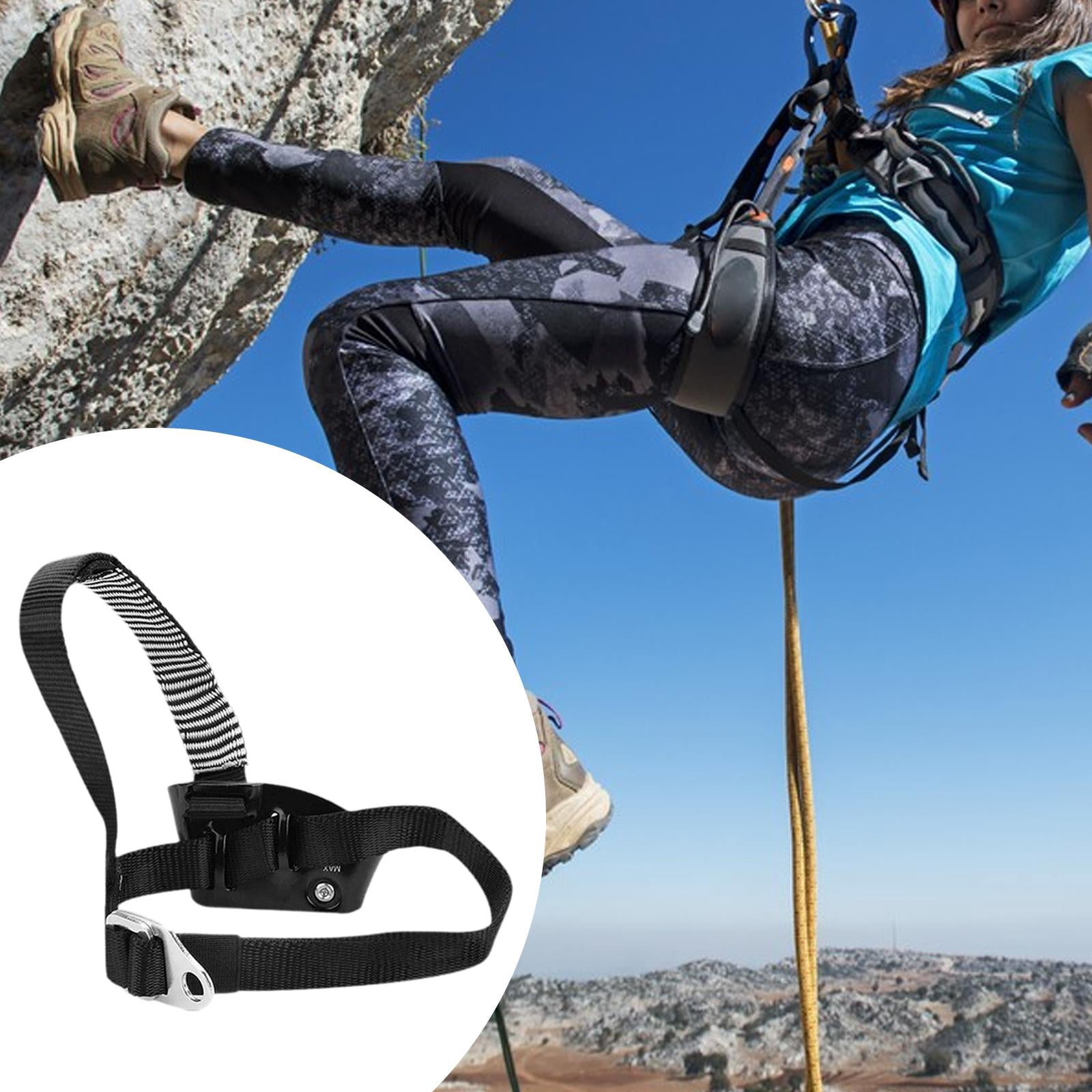 harayaa Climbing Ascender for 8-13mm Rope for Tree Climbing Outdoor Sports Exploring Left Foot Black