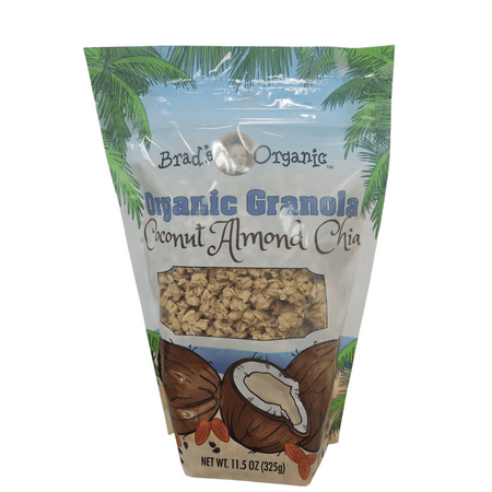 Brads Organic Granola Coco Almond Chia, Bag 11.5oz