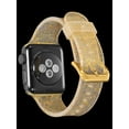thumbnail image 6 of Gustave Glitter Silicone Apple Watch Bands 38mm 40mm 42mm 44mm Women Men Adjustable Wristband Strap for iWatch Series Ultra SE 8/7/6/5/4/3/2/1 with Stainless Steel Metal Clasp "Gold", 6 of 10
