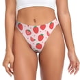 thumbnail image 1 of Fotbe Strawberry Tanga Sin Costuras para Mujer con Estampado – Panties Invisibles, Transpirables y Cómodos para Uso Diario-X-Small, 1 of 6