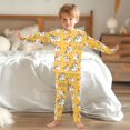 thumbnail image 6 of Dailycode Cotton Pajama Set Snug Fit Long Sleeve Top and Pants for 18M-8Y Baby Unicorns with Rainbow, 6 of 7