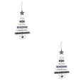 thumbnail image 2 of Moyic Año Nuevo 2020, letras navideñas, artesanía de , adorno para árbol de Navidad, decoraciones navideñas, colgantes colgantes de Type1 NO1, 2 of 6