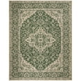 thumbnail image 4 of SAFAVIEH Beach House Stanice Medallion Indoor/Outdoor Runner Rug, Green/Creme, 2'2" x 8', 4 of 10