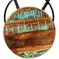 thumbnail image 3 of vidaXL Bar Stools 4 pcs Solid Reclaimed Wood, 3 of 12