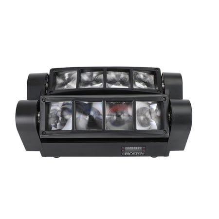 VIPQV 80W RGBW Moving Head DJ Light LED Beam Light with Sound Activated & DMX512 Control LED Stage Lighting for Party Bar Wedding