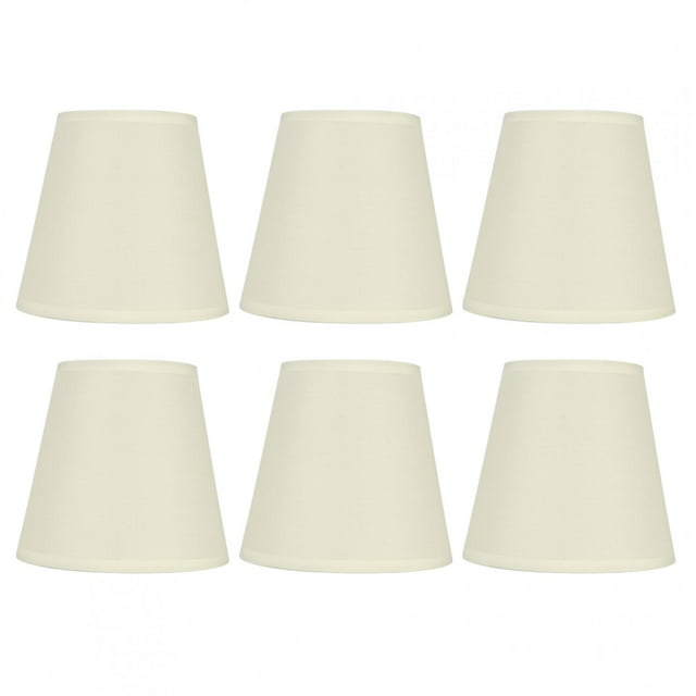 Wall Lamp Shade,6PCS CreamColoured Fabric Cloth Lampshade Lamp Accessory Leading Edge Technology