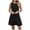 Black, variant on Xunlbb Womens Summer Dresses Women's Fashion Solid Sleeveless Round-Neck Patchwork Dress Beach Vacation Clothes for Women Size S-2XL