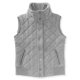 thumbnail image 1 of Aeropostale Chaleco acolchado con diamantes para mujer, gris, grande Aeropostale Chaleco acolchado, 1 of 2