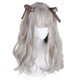 thumbnail image 1 of Long Curly Wig - Natural Synthetic Hair Lolita Wigs with Wig Cap For Cosplay and Daily Wear (Gray), 1 of 4