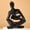 Black, variant on Beige Resin Thinker Reader Statue, 4.53 × 3.35 × 2.36 Inch Modern Farmhouse Tabletop Decor Sculpture