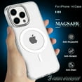 thumbnail image 5 of GW USA Clear Case Compatible with iPhone 15 Case Magsafe Compatible Shockproof TPU Cover, Yellowing-Resistant Slim Transparent TPU Phone Case, Clear, 5 of 5