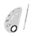 thumbnail image 4 of pitrice Makeup Mixing Palette Stainless Steel Fine Workmanship Reusable Solid Convenient Cosmetic Palettes for Beauty Salon Daily Life Type 6, 4 of 8