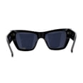 thumbnail image 3 of SA106 Womens Mod Oversize Cat Eye Goth Sunglasses All Black, 3 of 4