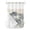 Gray, Slate, Off-White, variant on No Hook Shower Curtain, Mountain Peak Standard Shower Curtain with Snap in Liner, Blue Beige Mist Zen Modern Nature Fantasy Waterproof Washable Fabric Bathroom Curtains Set, 72" x 72"