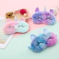 thumbnail image 4 of Antifaz para dormir, antifaz de noche, antifaz para dormir de unicornio, banda elástica, antifaz ultrasuave para ojos, antifaz de viaje, antifaz ergonómico para mujeres, niñas, niños, hogar,, 4 of 5
