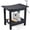Black, variant on Mpow HDPE Waterproof Shower Bench with Storage Shelf, 18.7 in Shower Stool with Shower Head Holder, 350 lb Capacity for Bathroom, Indoor and Outdoor, Black