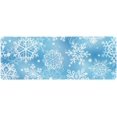 thumbnail image 1 of RYLABLUE Vintage Blue Christmas Snowflakes Extra Extended Large Gaming Mouse Pad Mat Desk Pad Keyboard Mat 31.5x12 inch, 1 of 3