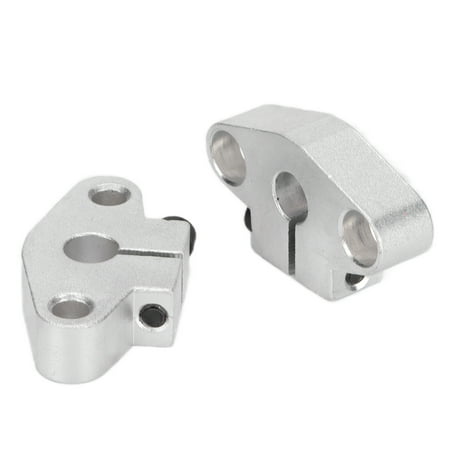 

2 Pcs Horizontal Optical Axle Support 0.3inch Wear Resistance Straight Linear Rail Bracket